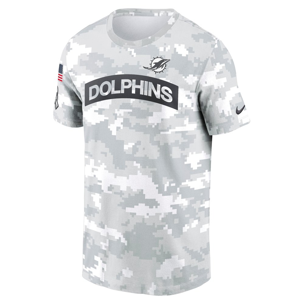 Men's Miami Dolphins Arctic Camo 2024 Salute To Service Performance T-Shirt Men's Miami Dolphins Arctic Camo 2024 Salute To Service Performance T-Shirt