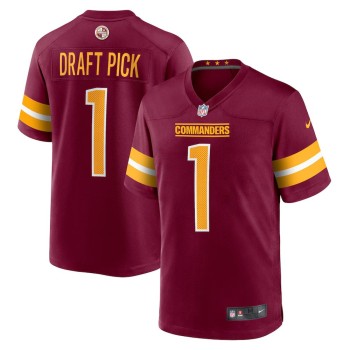 Youth Washington Commanders #1 Nike Burgundy 2025 NFL Draft First Round Pick No. 29 Game Jersey Youth Washington Commanders #1 Nike Burgundy 2025 NFL Draft First Round Pick No. 29 Game Jersey