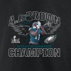 Men's Philadelphia Eagles #11 A.J. Brown Black Super Bowl LIX Champions T-Shirt Men's Philadelphia Eagles #11 A.J. Brown Black Super Bowl LIX Champions T-Shirt