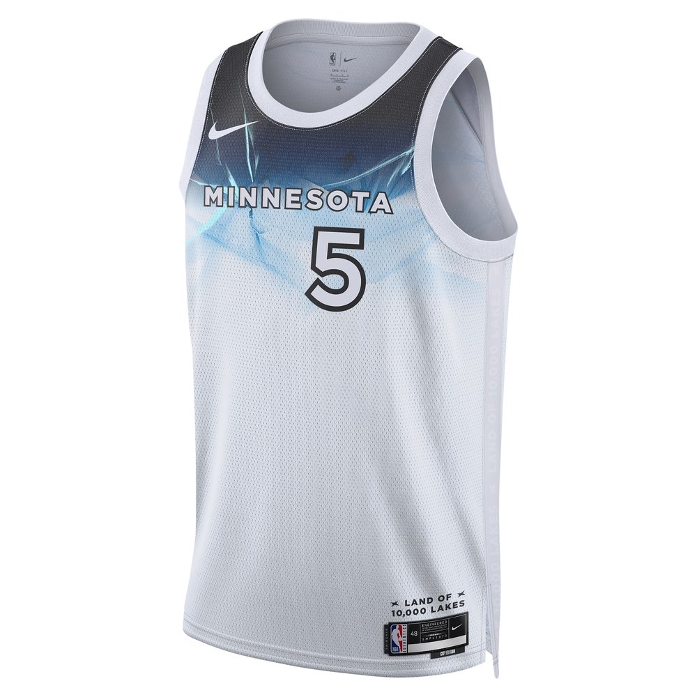 Unisex Minnesota Timberwolves Anthony Edwards White 2024/25 Swingman Player Jersey - City Edition Unisex Minnesota Timberwolves Anthony Edwards White 2024/25 Swingman Player Jersey - City Edition