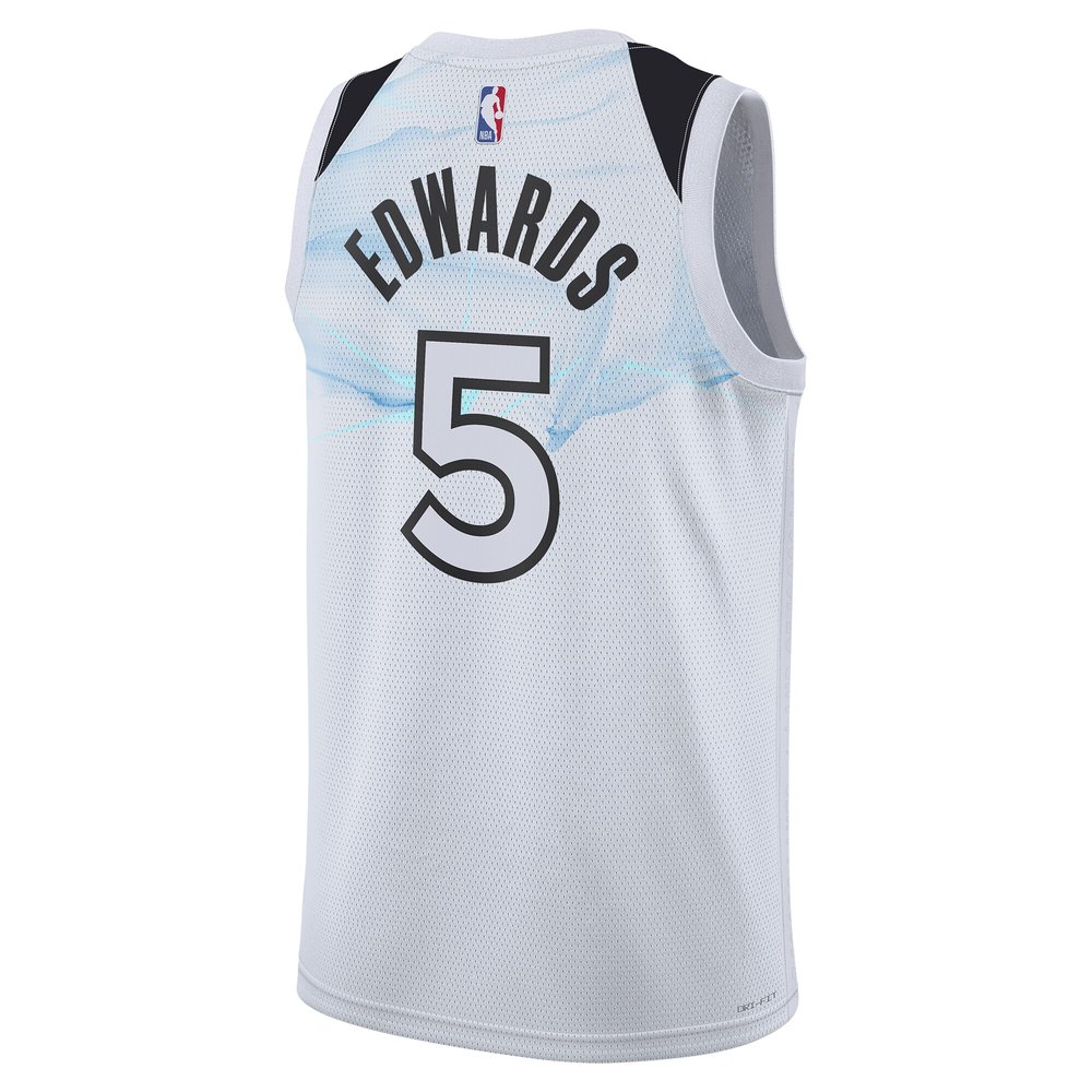 Unisex Minnesota Timberwolves Anthony Edwards White 2024/25 Swingman Player Jersey - City Edition Unisex Minnesota Timberwolves Anthony Edwards White 2024/25 Swingman Player Jersey - City Edition