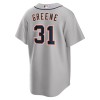 Men's Detroit Tigers #31 Riley Greene Nike Gray Home Replica Jersey