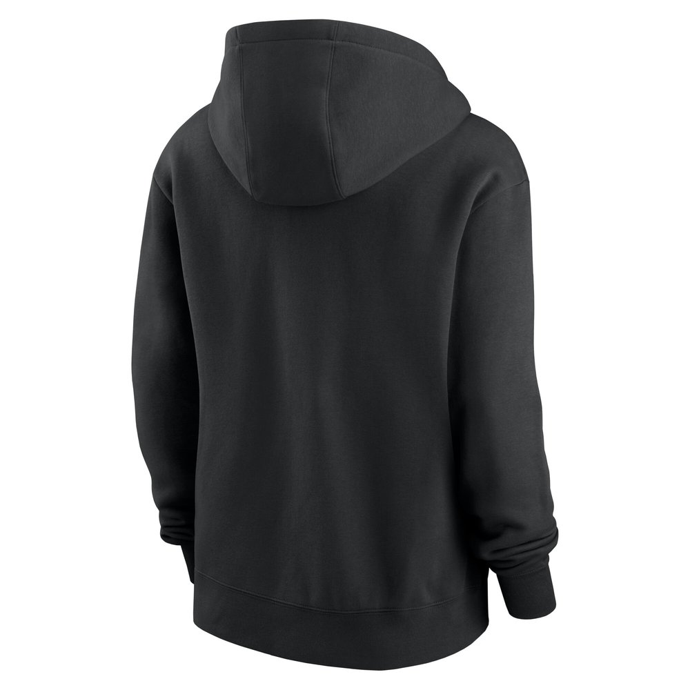 Women's Philadelphia Eagles  Black Super Bowl LIX Champions Tailsweep Pullover Hoodie Women's Philadelphia Eagles  Black Super Bowl LIX Champions Tailsweep Pullover Hoodie