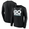 Men's Philadelphia Eagles Black Super Bowl LIX Champions Big & Tall Go Birds Long Sleeve T-Shirt Men's Philadelphia Eagles Black Super Bowl LIX Champions Big & Tall Go Birds Long Sleeve T-Shirt