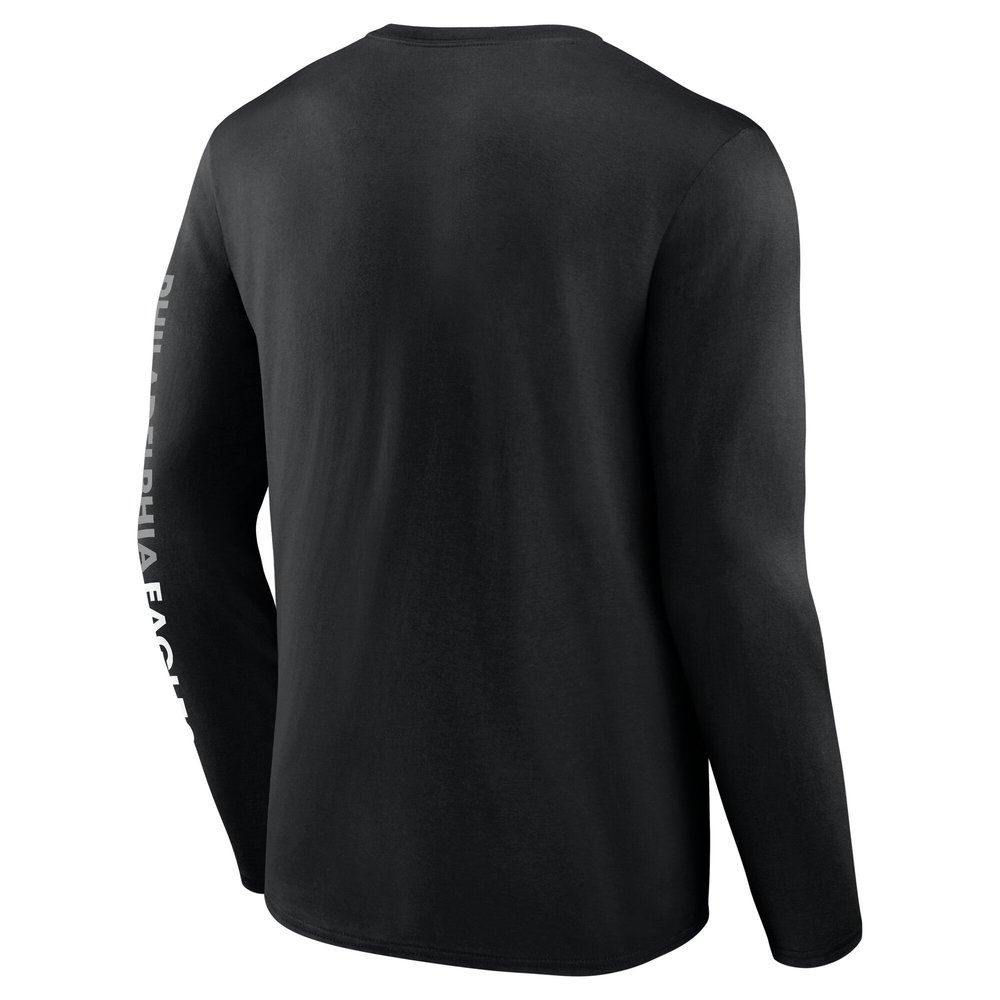 Men's Philadelphia Eagles Black Super Bowl LIX Champions Big & Tall Go Birds Long Sleeve T-Shirt Men's Philadelphia Eagles Black Super Bowl LIX Champions Big & Tall Go Birds Long Sleeve T-Shirt
