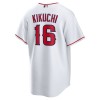 Men's Los Angeles Angels #16 Yusei Kikuchi Nike White Home Replica Jersey