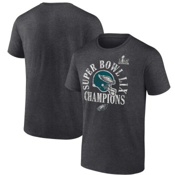 Men's Philadelphia Eagles Heather Charcoal Super Bowl LIX Champions Big & Tall Ring Season T-Shirt Men's Philadelphia Eagles Heather Charcoal Super Bowl LIX Champions Big & Tall Ring Season T-Shirt