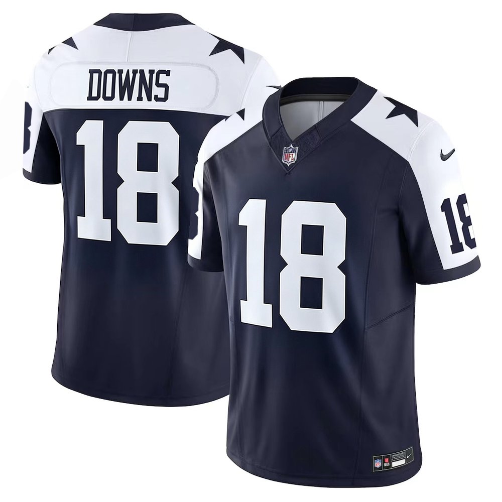 Men's Dallas Cowboys Caleb Downs Navy 2026 NFL Draft Vapor F.U.S.E. Limited Jersey