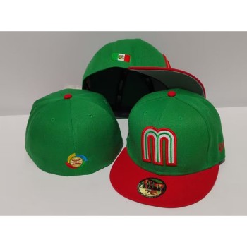 Mexico National Baseball Team Fitted Hat Mexico National Baseball Team Fitted Hat