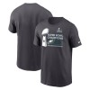 Men's Philadelphia Eagles Anthracite Super Bowl LIX Champions Locker Room Trophy Collection T-Shirt Men's Philadelphia Eagles Anthracite Super Bowl LIX Champions Locker Room Trophy Collection T-Shirt