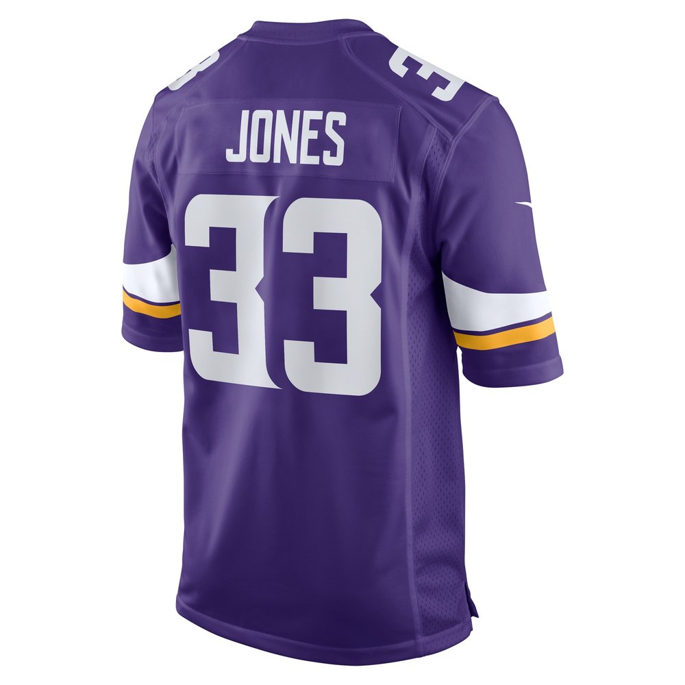 Men's Minnesota Vikings Aaron Jones Purple Game Player Jersey Men's Minnesota Vikings Aaron Jones Purple Game Player Jersey