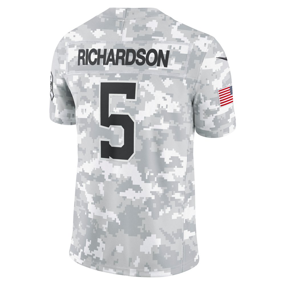 Men's Indianapolis Colts Anthony Richardson Arctic Camo 2024 Salute to Service Limited Jersey Men's Indianapolis Colts Anthony Richardson Arctic Camo 2024 Salute to Service Limited Jersey