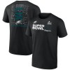 Men's Philadelphia Eagles Black Super Bowl LIX Champions Roster Autograph Signing T-Shirt Men's Philadelphia Eagles Black Super Bowl LIX Champions Roster Autograph Signing T-Shirt
