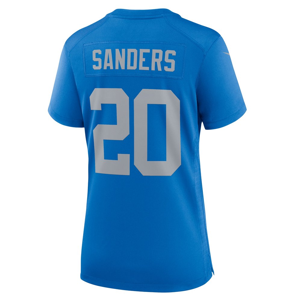 Women's Detroit Lions #20 Barry Sanders Blue Alternate Game Jersey Women's Detroit Lions #20 Barry Sanders Blue Alternate Game Jersey