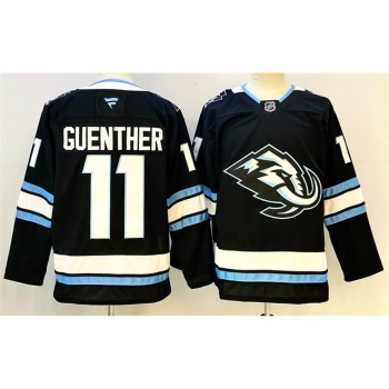 Men's Utah Mammoth #11 Dylan Guenther Navy 2025 Stitched Premium Jersey
