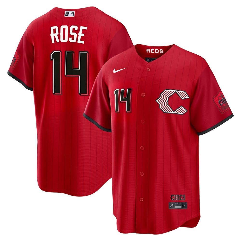 Youth Cincinnati Reds #14 Pete Rose Red 2026 City Connect Stitched Jersey