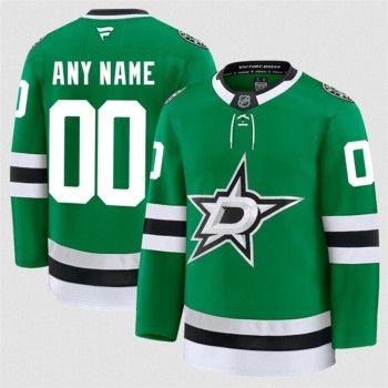 Men's Dallas Stars Custom Green 2024-25 Home Stitched Hockey Premium Jersey