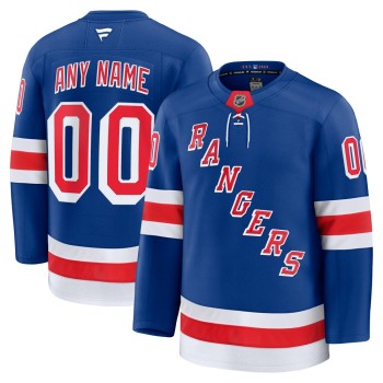 Men's New York Rangers Royal Home Premium Custom Jersey Men's New York Rangers Royal Home Premium Custom Jersey