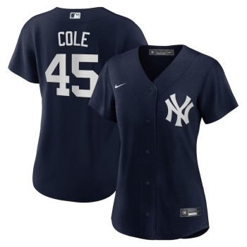 Women's New York Yankees #45 Gerrit Cole Navy Alternate Replica Player Jersey Women's New York Yankees #45 Gerrit Cole Navy Alternate Replica Player Jersey