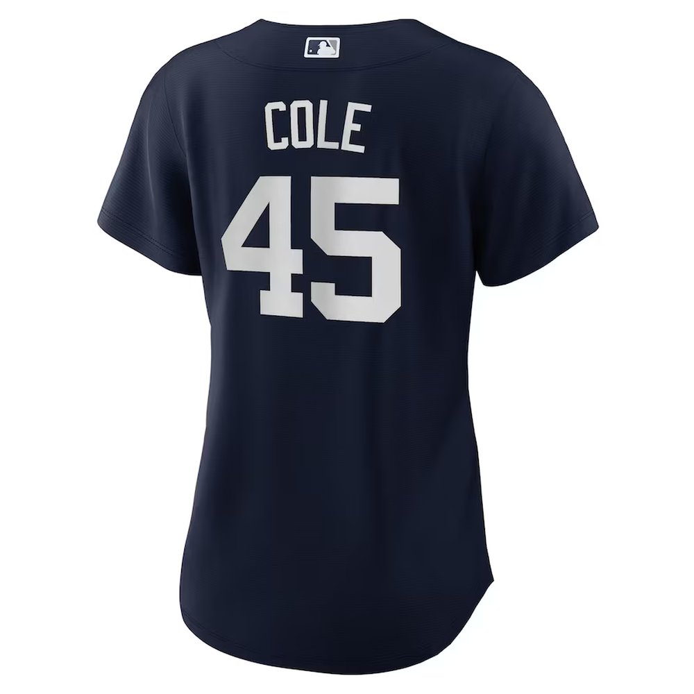 Women's New York Yankees #45 Gerrit Cole Navy Alternate Replica Player Jersey