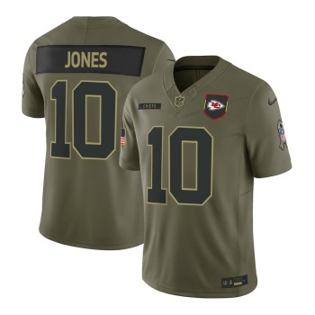 Youth's Kansas City Chiefs #10 Isiah Pacheco Nike Olive 2025 Salute to Service Retired Limited Jersey Youth's Kansas City Chiefs #10 Isiah Pacheco Nike Olive 2025 Salute to Service Retired Limited Jersey
