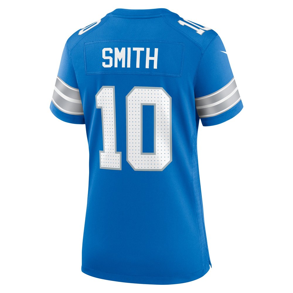 Women's Detroit Lions Tre Quan Smith  Blue Game Jersey Women's Detroit Lions Tre Quan Smith  Blue Game Jersey