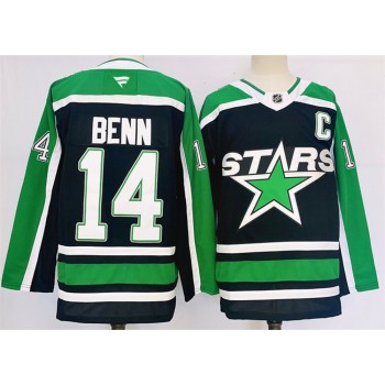 Youth Dallas Stars #14 Jamie Benn Black 2024-25 Reverse Retro Stitched Jersey Youth Dallas Stars #14 Jamie Benn Black 2024-25 Reverse Retro Stitched Jersey