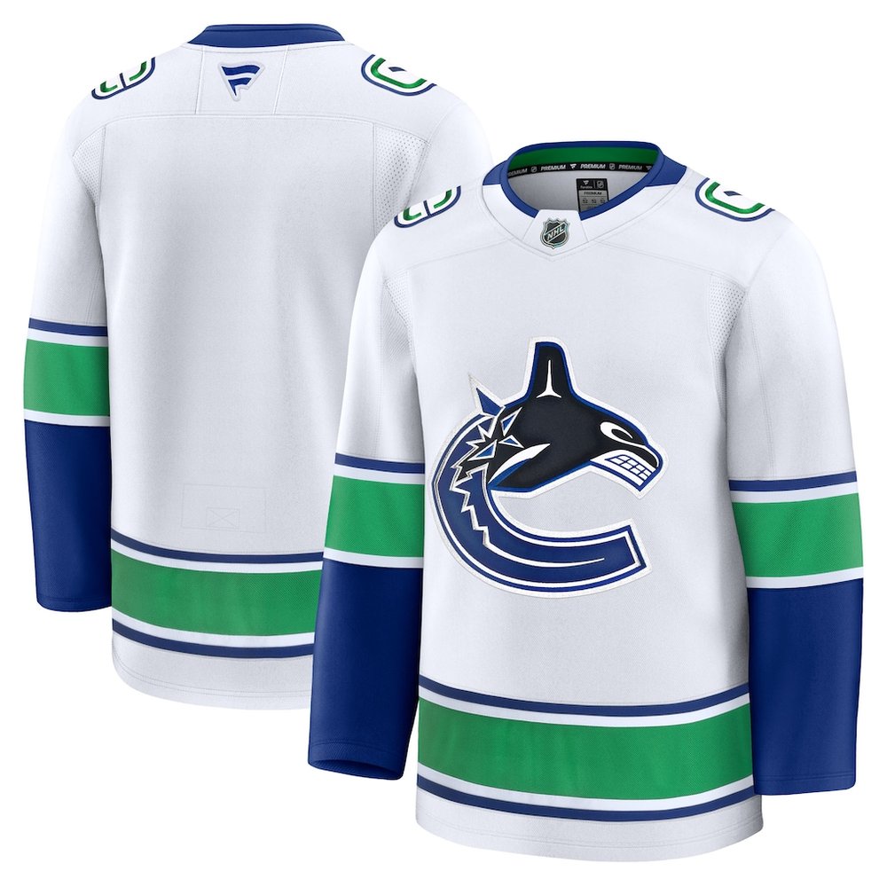 Youth Vancouver Canucks White Away Jersey Youth Vancouver Canucks White Away Jersey