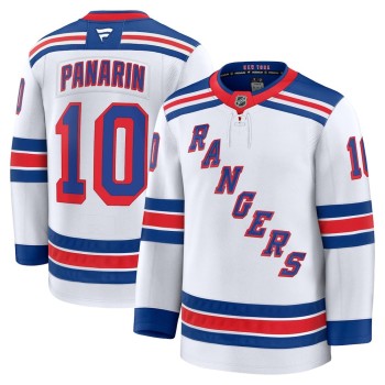 Men's New York Rangers #10 Artemi Panarin White Away Premium Jersey