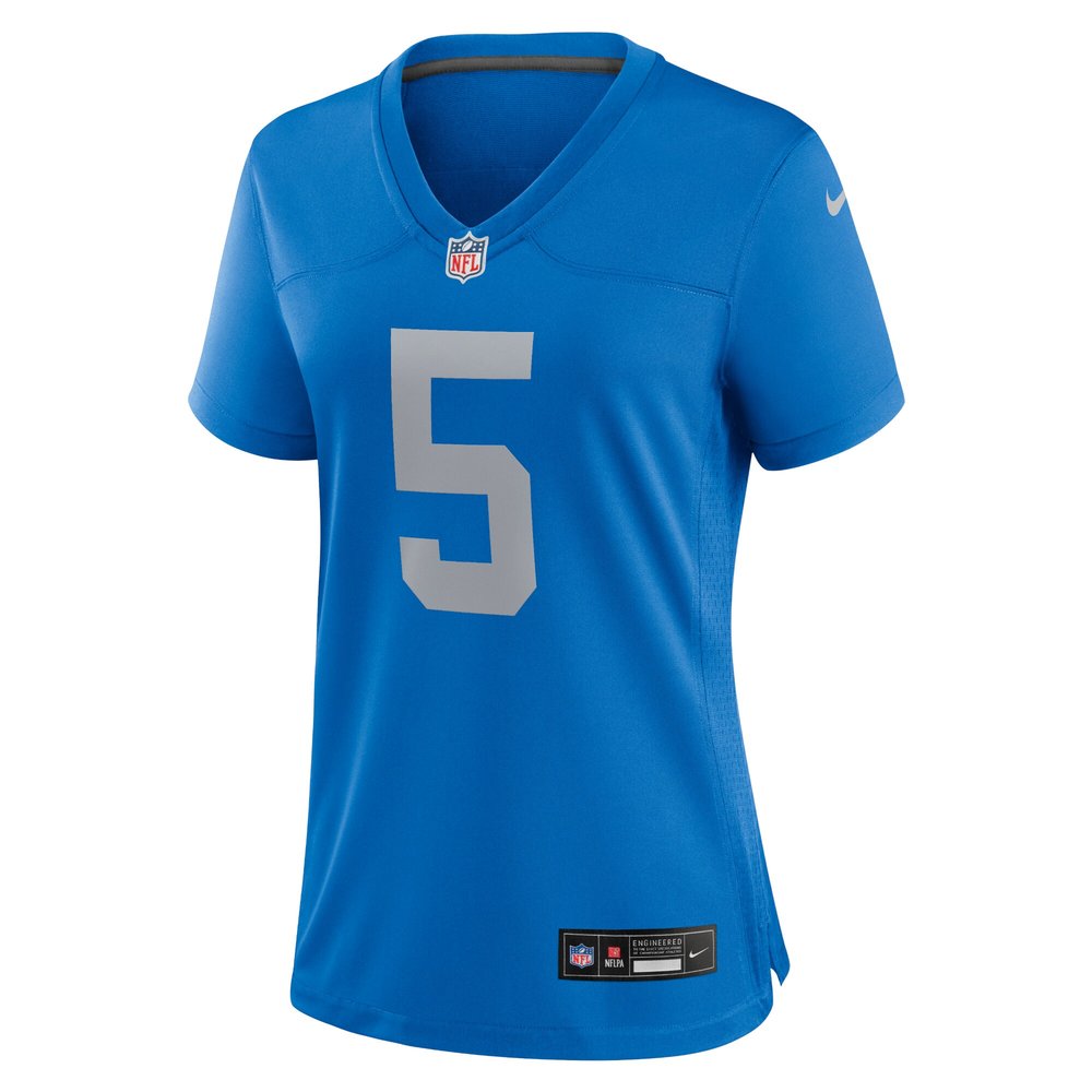 Women's Detroit Lions David Montgomery Blue Alternate Game Jersey Women's Detroit Lions David Montgomery Blue Alternate Game Jersey