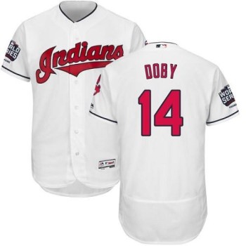 indians #14 Larry Doby White Flexbase Authentic Collection 2016 World Series Bound Stitched MLB Jersey indians #14 Larry Doby White Flexbase Authentic Collection 2016 World Series Bound Stitched MLB Jersey