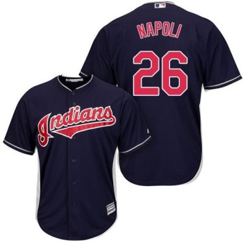 indians #26 Mike Napoli Navy Blue Alternate Stitched Youth MLB Jersey indians #26 Mike Napoli Navy Blue Alternate Stitched Youth MLB Jersey