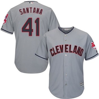 indians #41 Carlos Santana Grey Road Stitched Youth MLB Jersey indians #41 Carlos Santana Grey Road Stitched Youth MLB Jersey