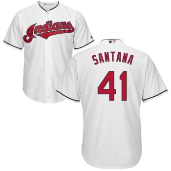 indians #41 Carlos Santana White Home Stitched Youth MLB Jersey indians #41 Carlos Santana White Home Stitched Youth MLB Jersey