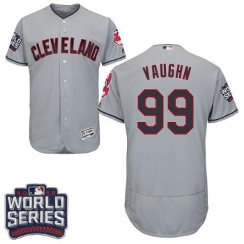 indians #99 Ricky Vaughn Grey Flexbase Authentic Collection 2016 World Series Bound Stitched MLB Jersey indians #99 Ricky Vaughn Grey Flexbase Authentic Collection 2016 World Series Bound Stitched MLB Jersey