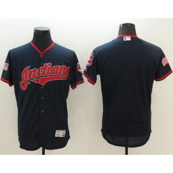 indians Blank Navy Blue Fashion Stars & Stripes Flexbase Authentic Stitched MLB Jersey indians Blank Navy Blue Fashion Stars & Stripes Flexbase Authentic Stitched MLB Jersey