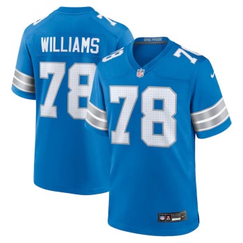 Youth Detroit Lions #78 Tyleik Williams Nike Blue 2025 NFL Draft First Round Pick Game Jersey Youth Detroit Lions #78 Tyleik Williams Nike Blue 2025 NFL Draft First Round Pick Game Jersey