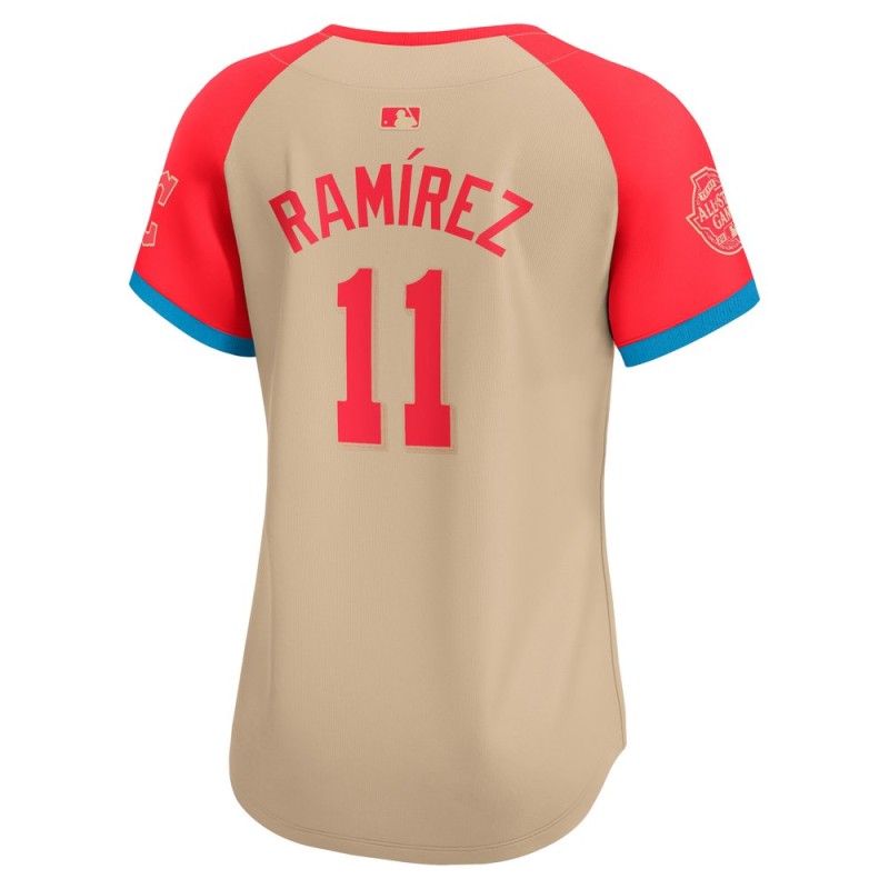 Women's American League Jose Ramirez Nike Cream 2024 MLB All-Star Game Limited Player Jersey Women's American League Jose Ramirez Nike Cream 2024 MLB All-Star Game Limited Player Jersey