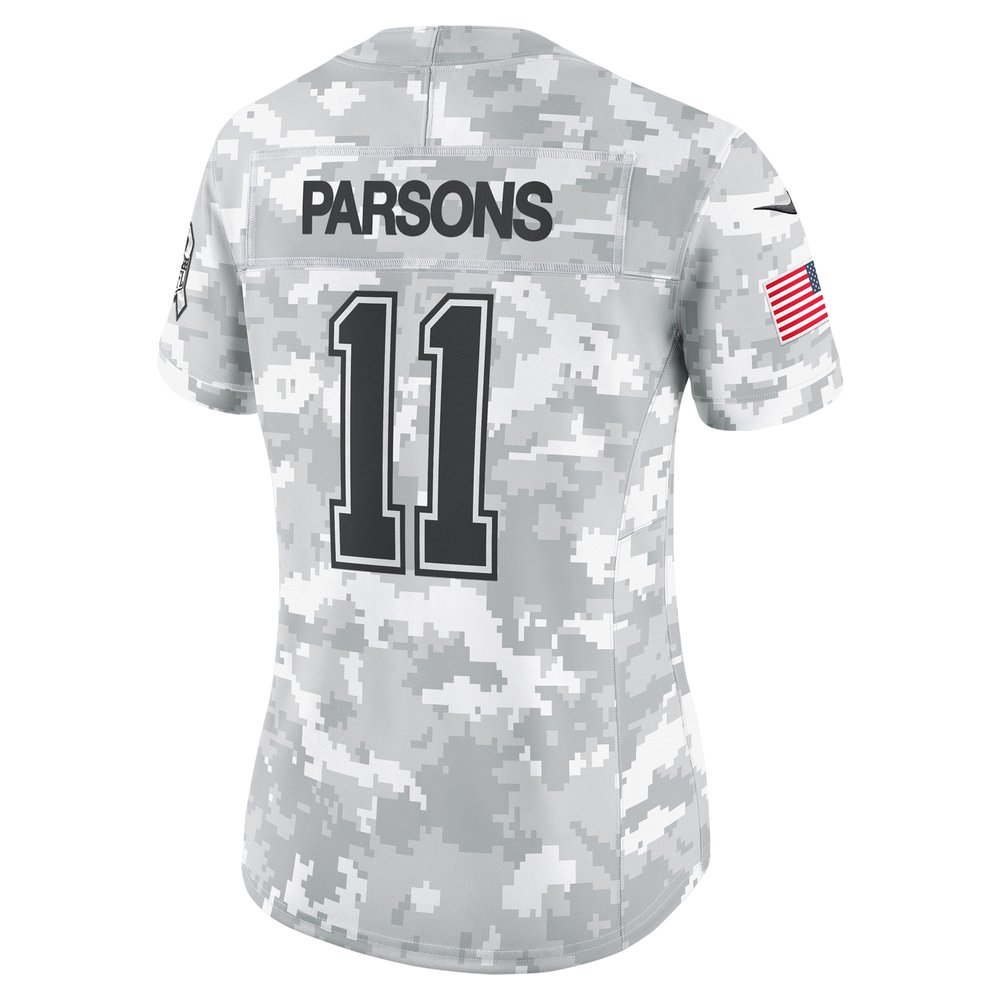 Women's Dallas Cowboys Micah Parsons Arctic Camo 2024 Salute to Service Limited Jersey Women's Dallas Cowboys Micah Parsons Arctic Camo 2024 Salute to Service Limited Jersey