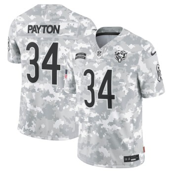 Men's Chicago Bears Walter Payton Arctic Camo 2024 Salute to Service Retired Player Limited Jersey Men's Chicago Bears Walter Payton Arctic Camo 2024 Salute to Service Retired Player Limited Jersey