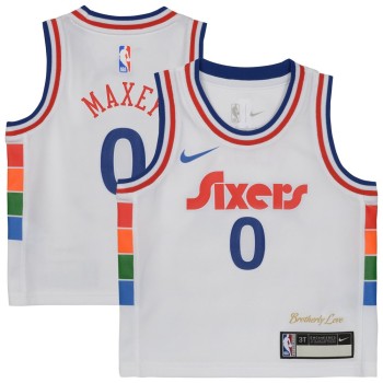 Toddler Philadelphia 76ers Tyrese Maxey White 2024/25 Swingman Player Jersey - City Edition Toddler Philadelphia 76ers Tyrese Maxey White 2024/25 Swingman Player Jersey - City Edition