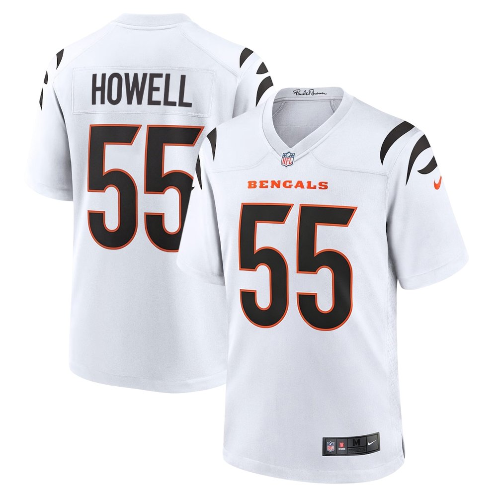 Men's Cincinnati Bengals Cashius Howell White 2026 NFL Draft Game Jersey
