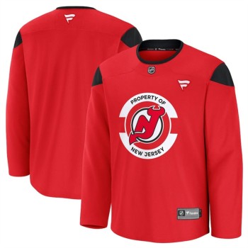 Youth New Jersey Devils Red 2024-25 Team Practice Stitched Hockey Jersey Youth New Jersey Devils Red 2024-25 Team Practice Stitched Hockey Jersey