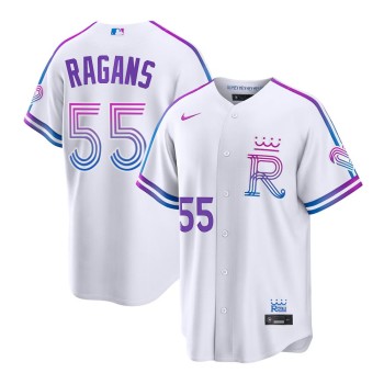 Youth Kansas City Royals #55 Cole Ragans White 2026 City Connect Stitched Jersey