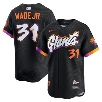 Men's San Francisco Giants #31 LaMonte Wade Jr. Nike Anthracite 2025 City Connect Limited Jersey Men's San Francisco Giants #31 LaMonte Wade Jr. Nike Anthracite 2025 City Connect Limited Jersey