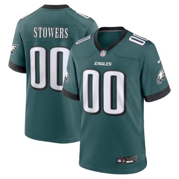 Men's Philadelphia Eagles Eli Stowers Green 2026 NFL Draft Game Jersey