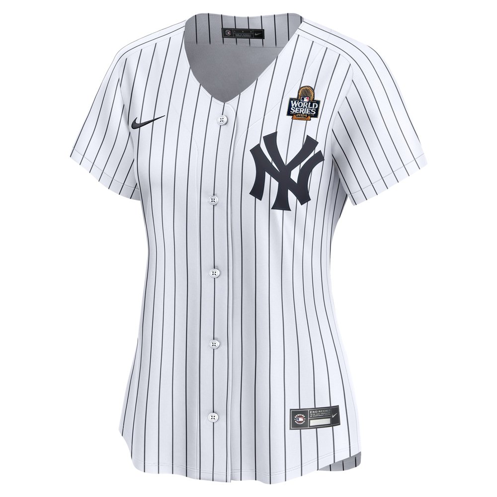 Women's New York Yankees White 2024 World Series Home Limited Jersey