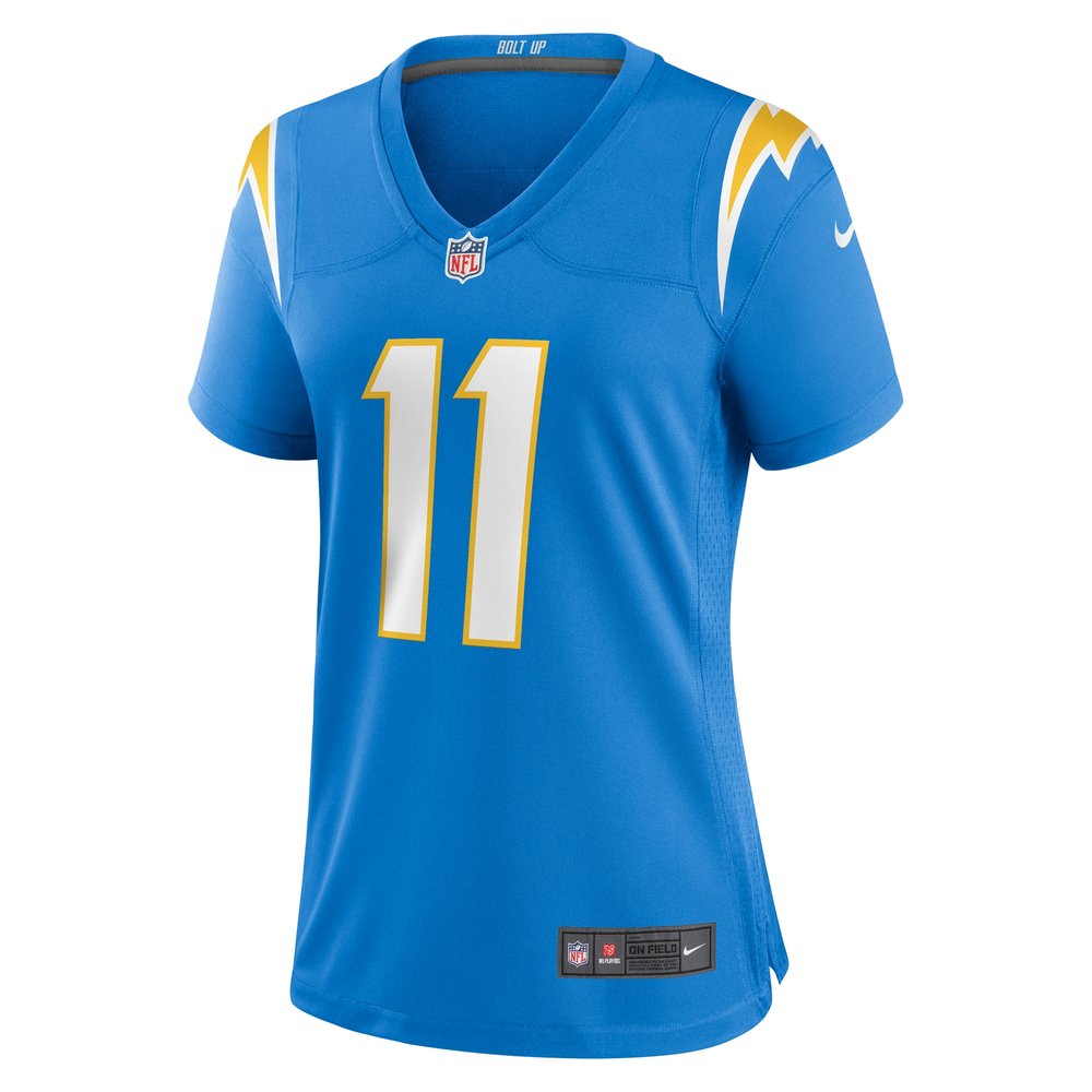 Women's Los Angeles Chargers #11 Cameron Dicker Powder Blue Game Jersey Women's Los Angeles Chargers #11 Cameron Dicker Powder Blue Game Jersey