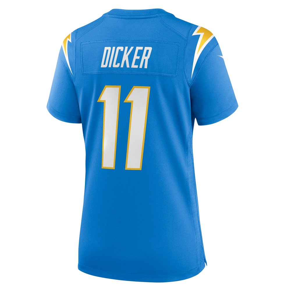 Women's Los Angeles Chargers #11 Cameron Dicker Powder Blue Game Jersey Women's Los Angeles Chargers #11 Cameron Dicker Powder Blue Game Jersey