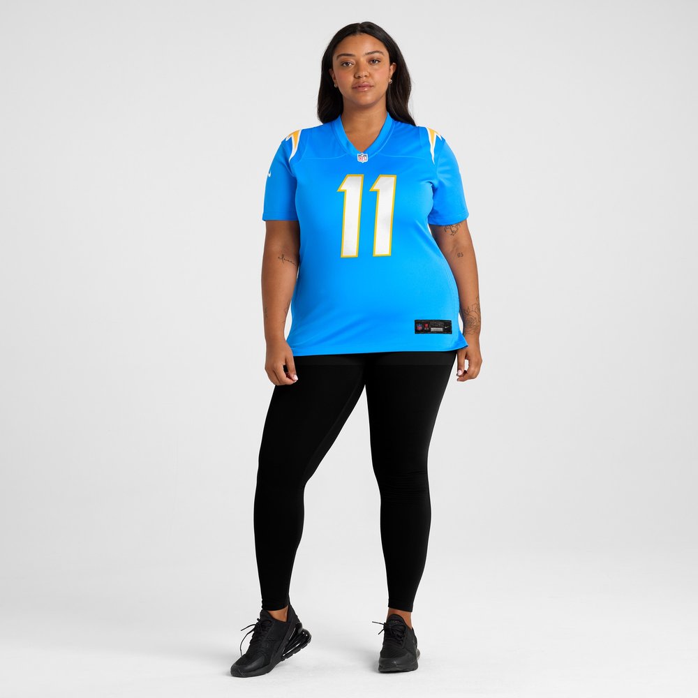 Women's Los Angeles Chargers #11 Cameron Dicker Powder Blue Game Jersey Women's Los Angeles Chargers #11 Cameron Dicker Powder Blue Game Jersey